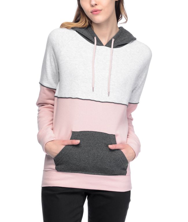 mauve color hoodie