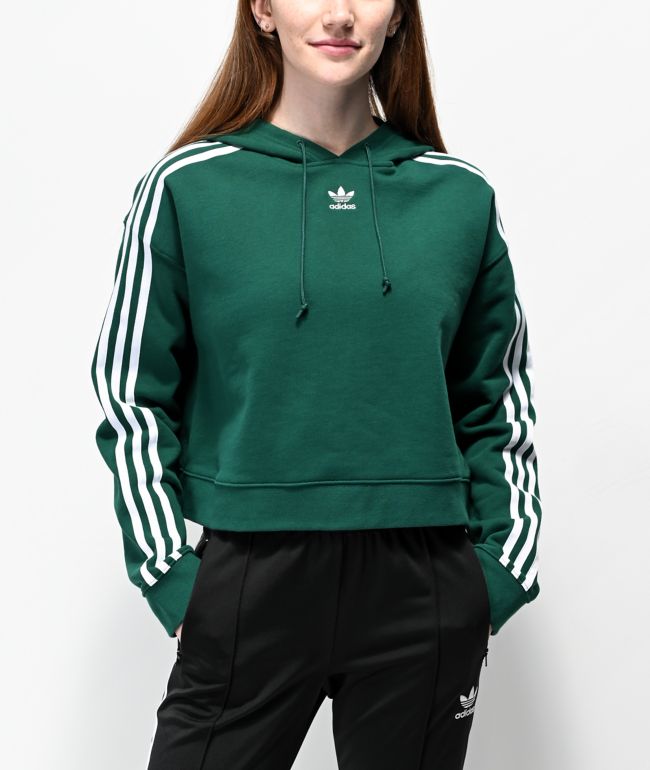 adidas womens green hoodie