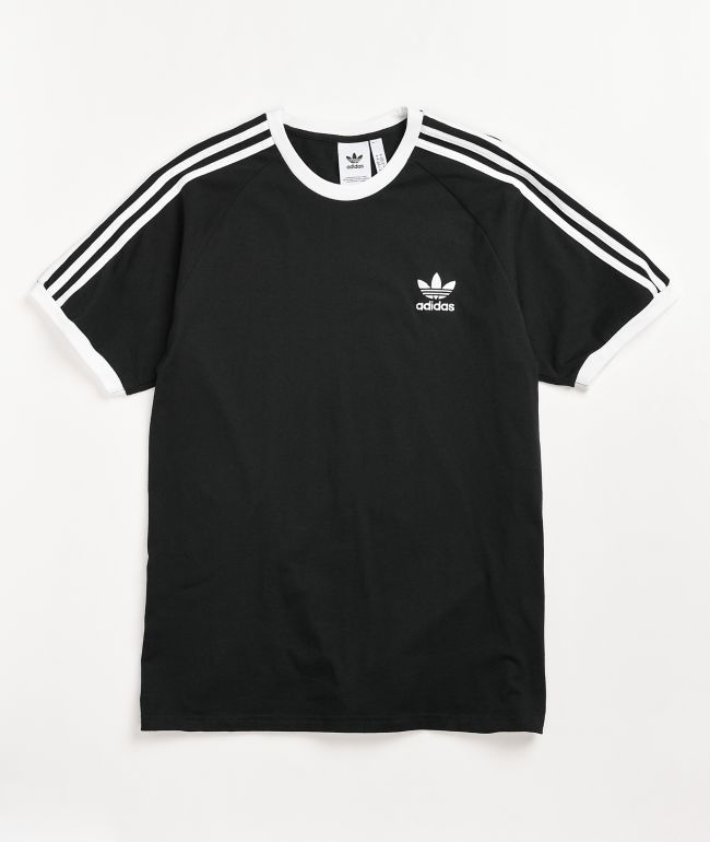 Adidas 3 stripes black clearance