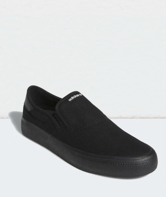 Pase para saber cesar Contradecir adidas 3MC All Black Slip On Shoes