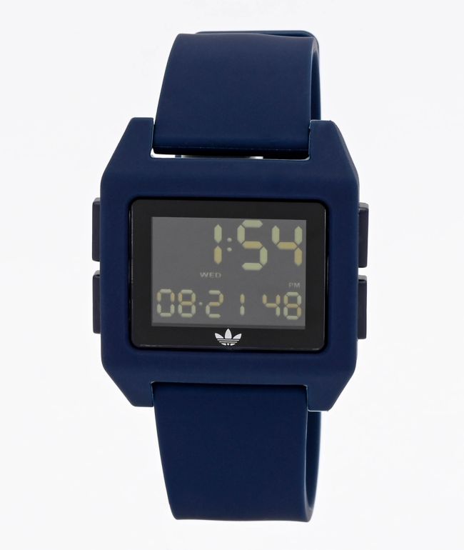 adidas Archive SP1 reloj digital azul marino | Zumiez