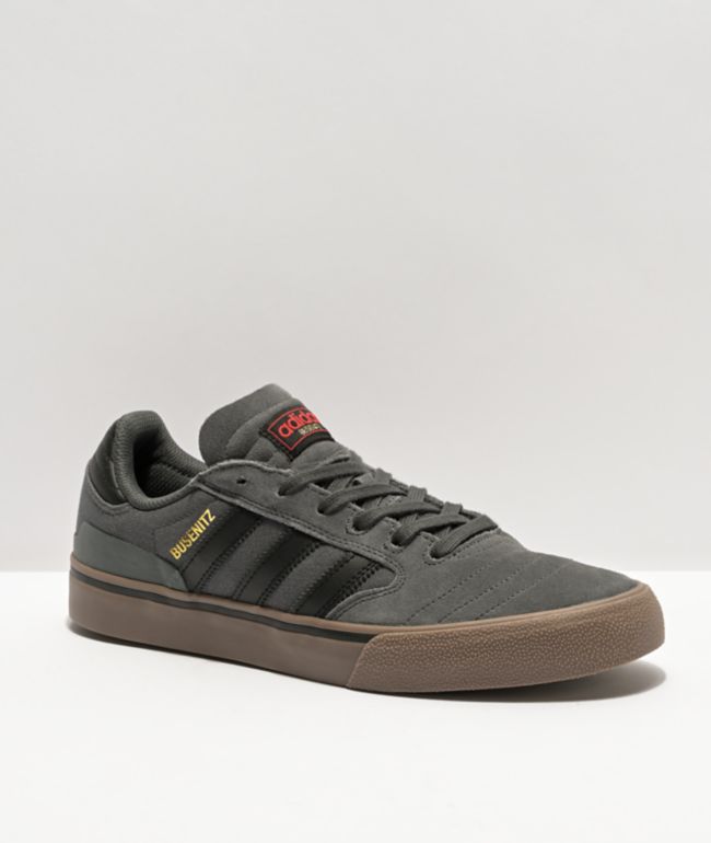 adidas Busenitz Vulc II Grey, Black, & Shoes | Zumiez