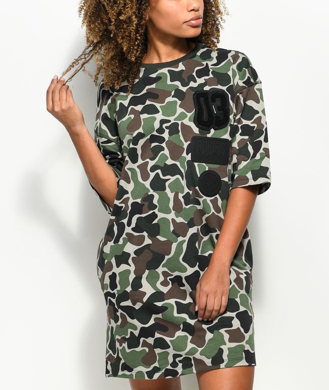 Adidas originals camo dress clearance