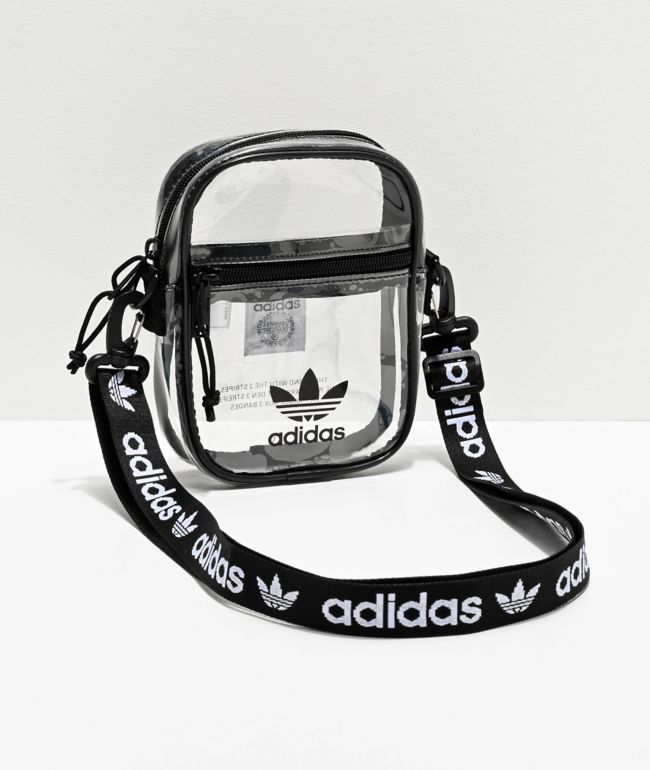 adidas Clear \u0026 Black Shoulder Bag | Zumiez