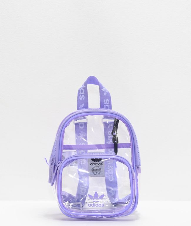 adidas transparent mini backpack
