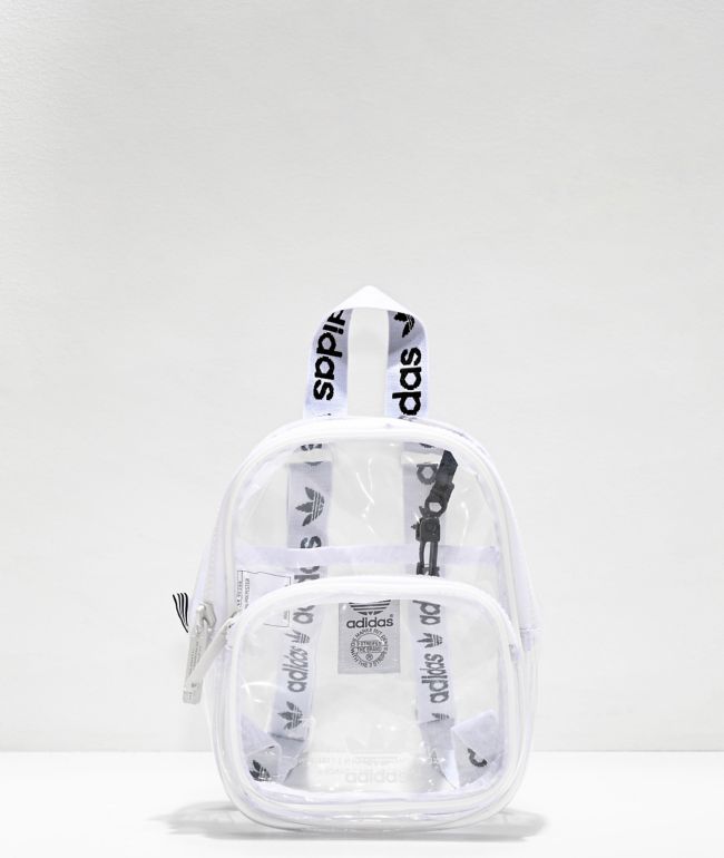 adidas clear mini backpack