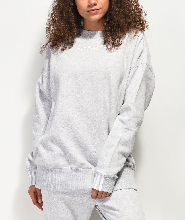 light grey adidas sweatshirt
