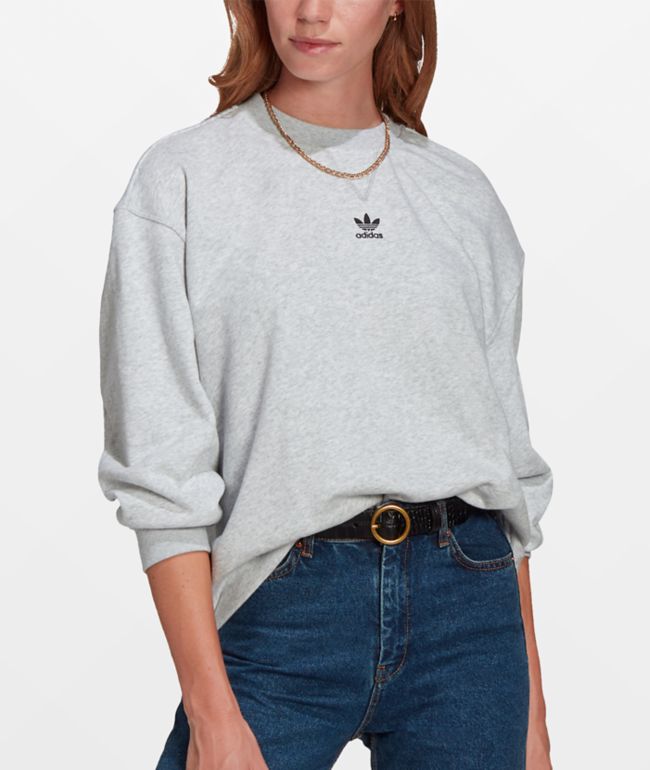 adidas Essential Grey Crewneck Sweatshirt