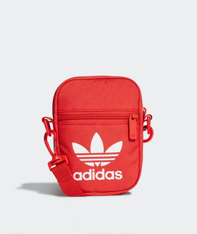 adidas shoulder bag red
