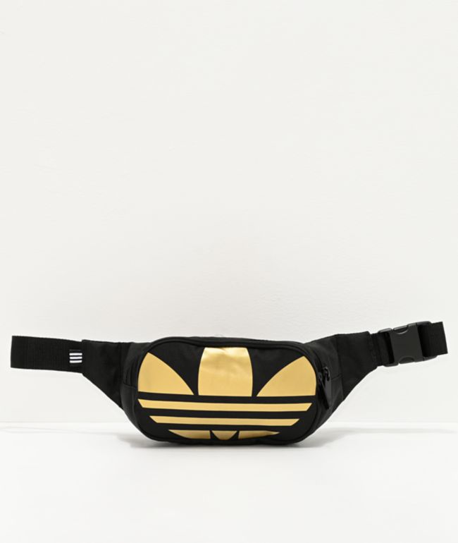 adidas fanny pack gold
