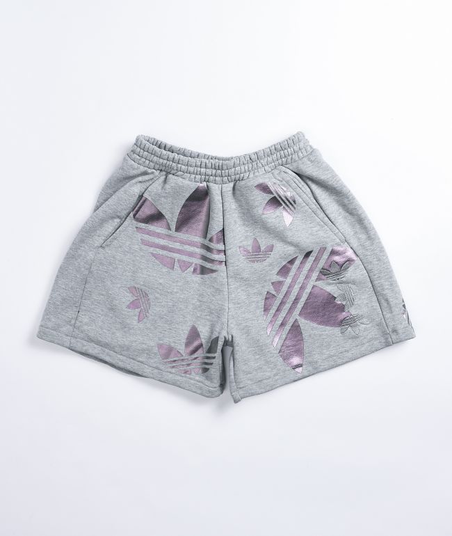 adidas grey sweat shorts