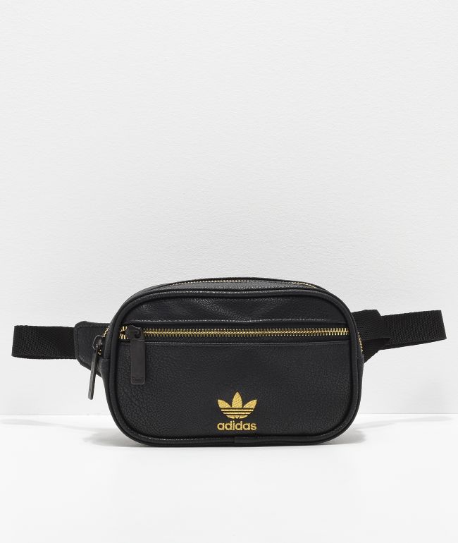 adidas fanny pack black and white