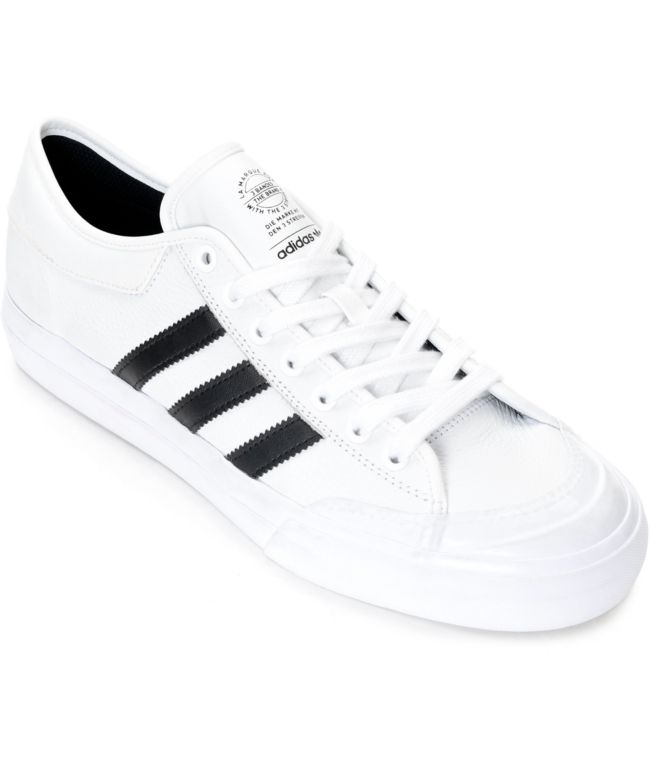 adidas Matchcourt White \u0026 Black Leather 