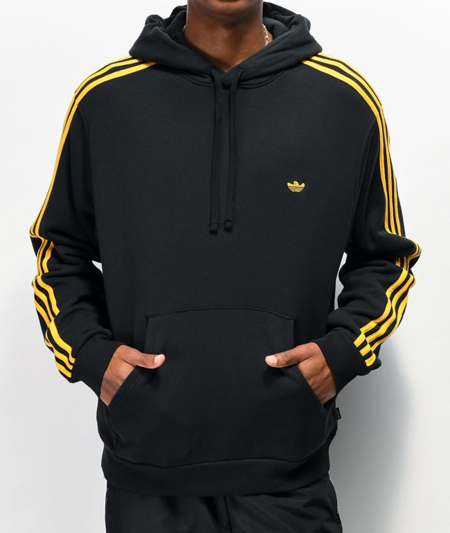 adidas black and gold hoodie