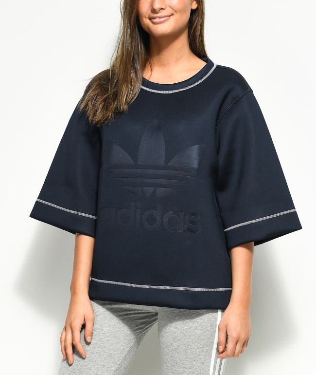 adidas navy top