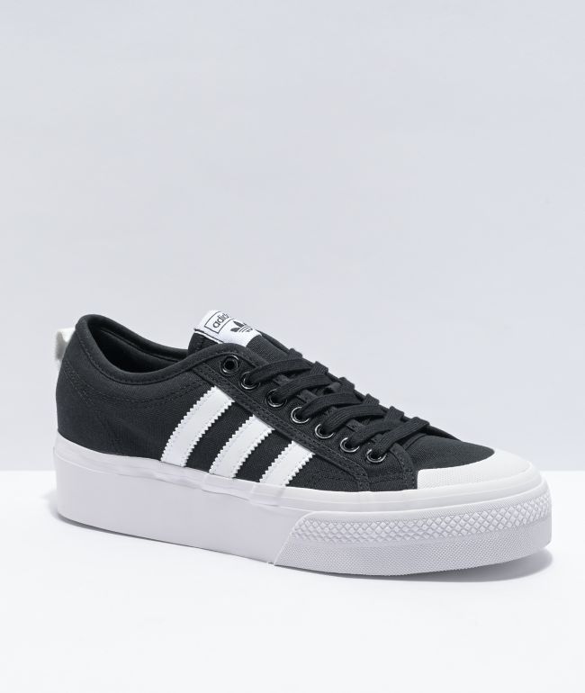 white platform sneakers adidas