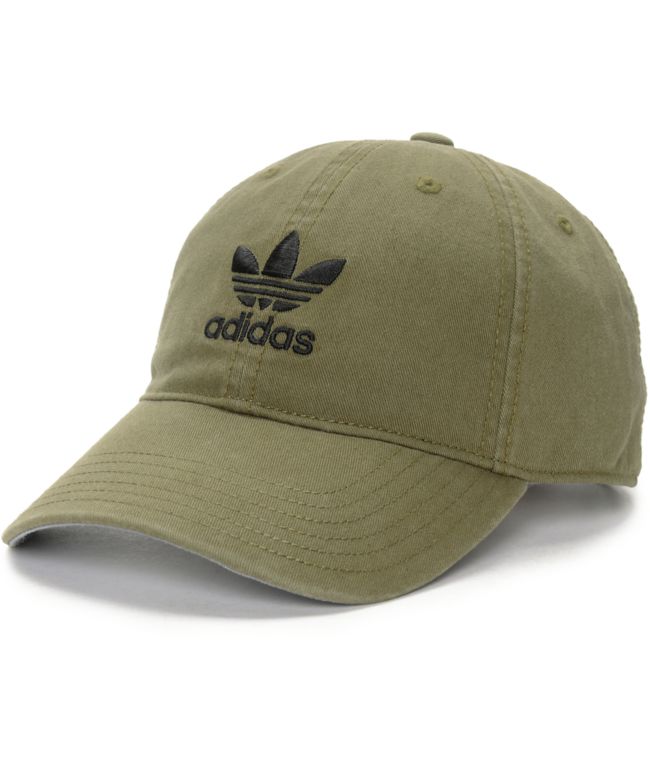 olive green adidas hat womens
