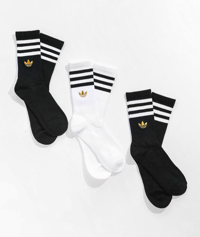 adidas Originals Defy 3 Pack Crew Socks | Zumiez