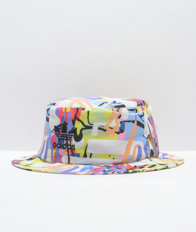 adidas Originals Love Unites Allover Print Bucket Hat