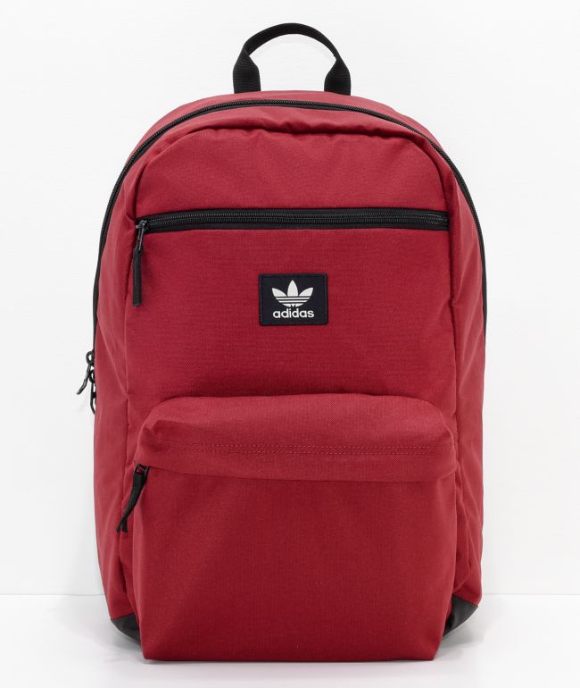 maroon adidas backpack