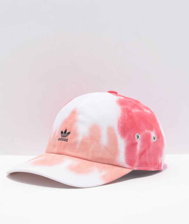 adidas Originals Relaxed Pink Tie Dye Strapback Hat