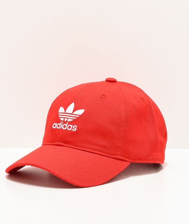 Merecer exterior puñetazo adidas Originals Relaxed gorra roja