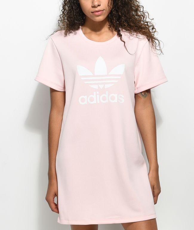 adidas shirt light pink