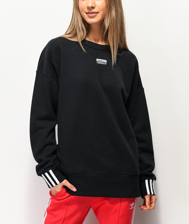 black adidas crewneck sweatshirt
