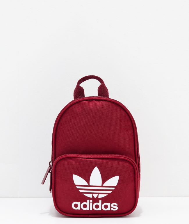 adidas backpack burgundy