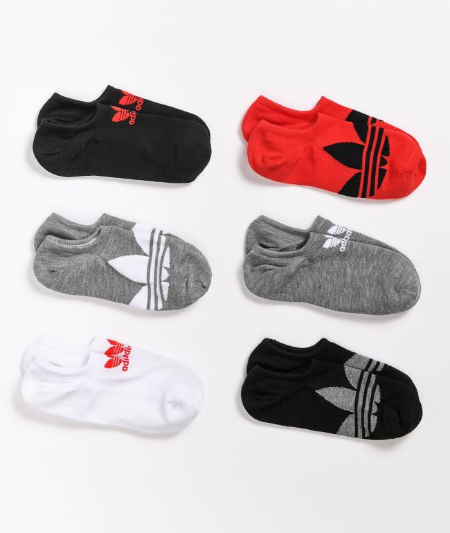 adidas black no show socks