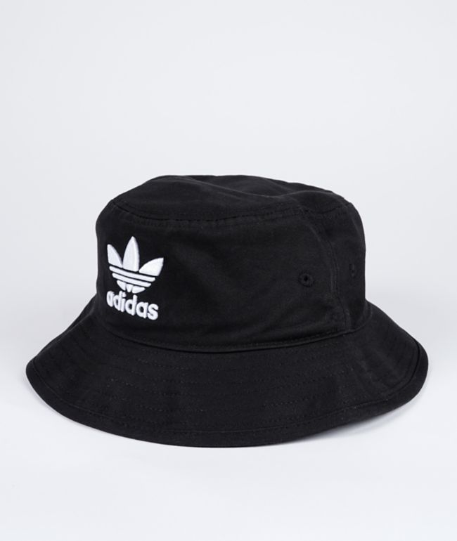 adidas Trefoil Black Bucket Hat | Zumiez.ca