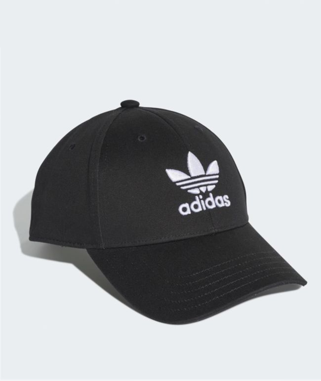 adidas Trefoil Black Strapback Hat