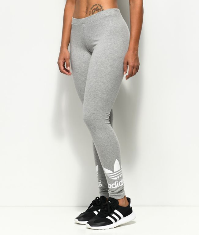 grey adidas leggins