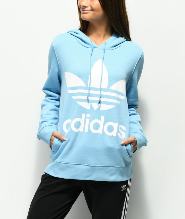 adidas hoodie easy blue