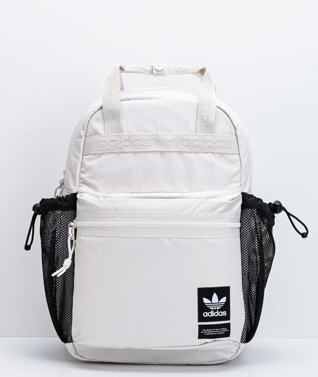 adidas black and white casual backpack