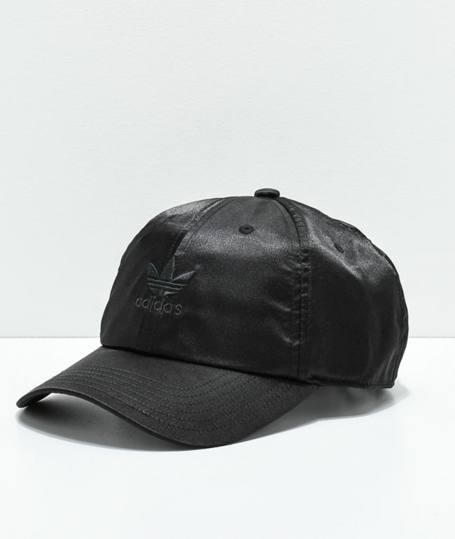 Original Black Satin Strapback Hat | Zumiez