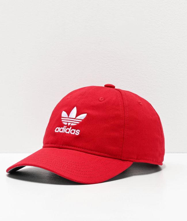 red adidas hat womens