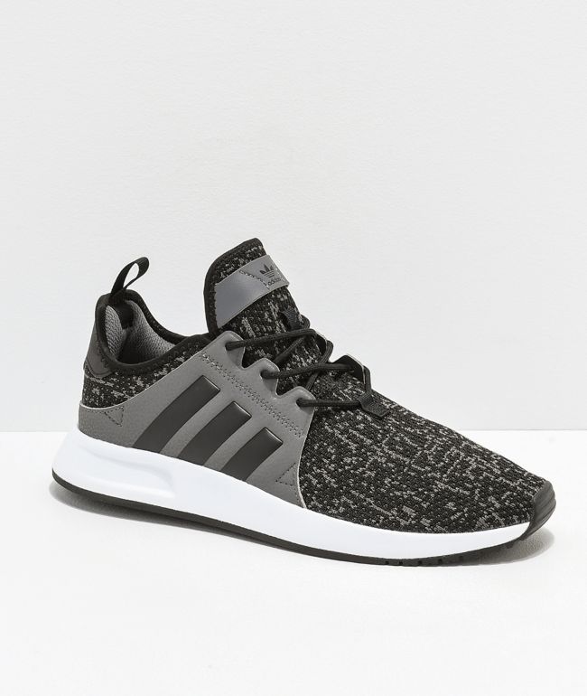 Adidas xplorer grey black & white shoes