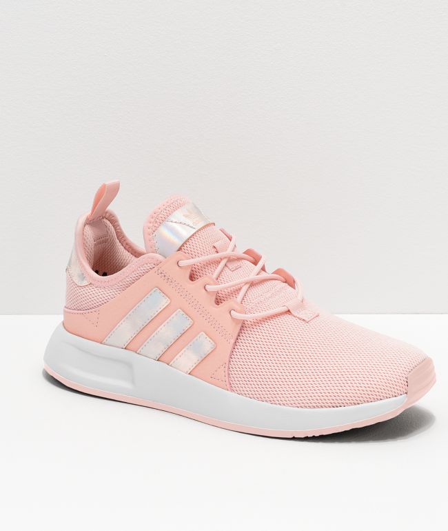pink and gold adidas shoes
