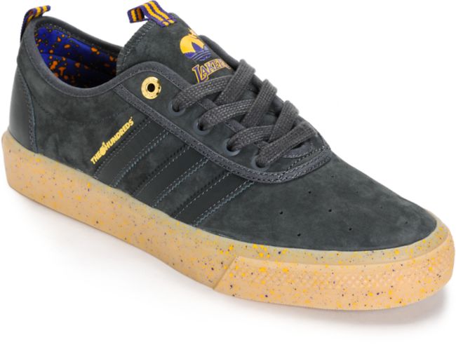 Adidas X The Hundreds Adi Ease Lakers Shoes Zumiez