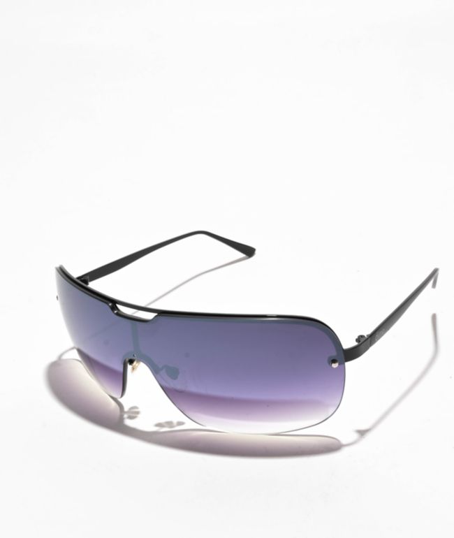 Dime x Kali Uchis Black & Grey Polarized Sunglasses