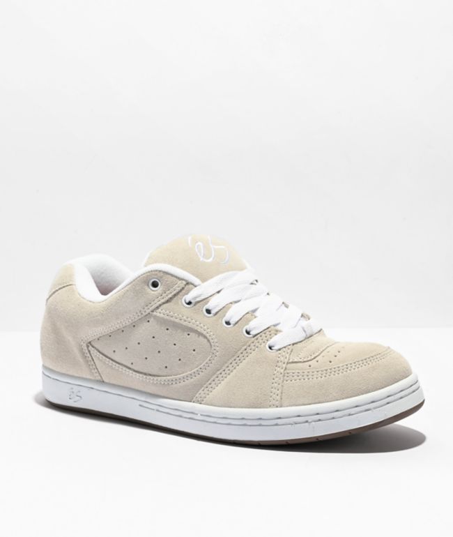 eS Accel OG White & Gum Skate Shoes