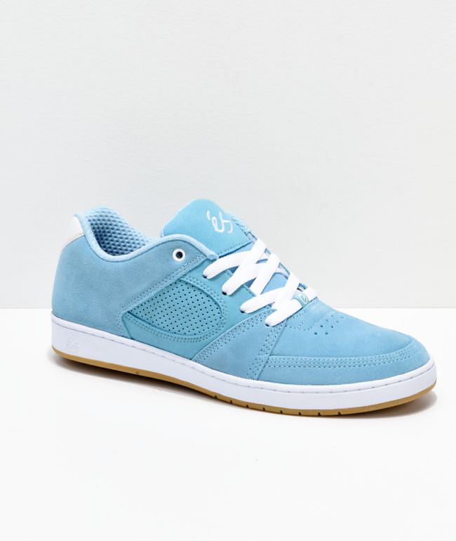 blue skate shoes