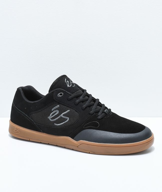 eS Swift 1.5 Black &amp; Gum Skate Shoes Zumiez