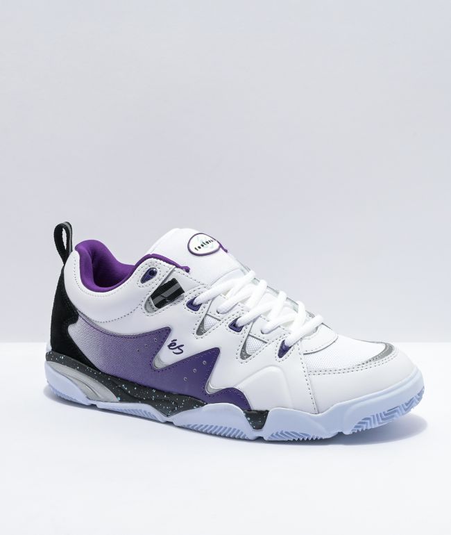 black and purple skate shoes