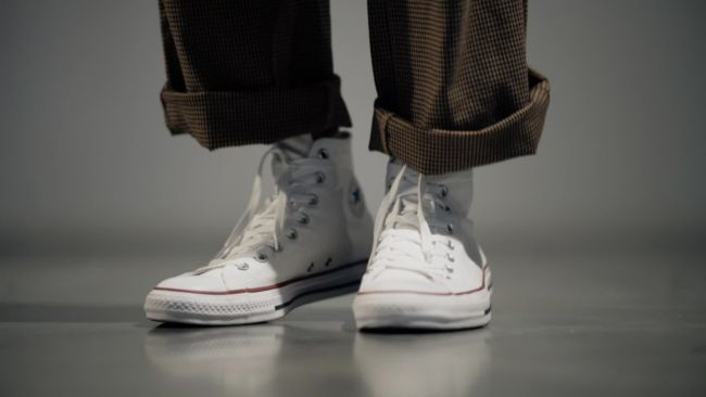 high top converse style