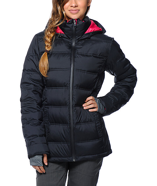 Roxy Powderpuff Black 15K Down Jacket | Zumiez