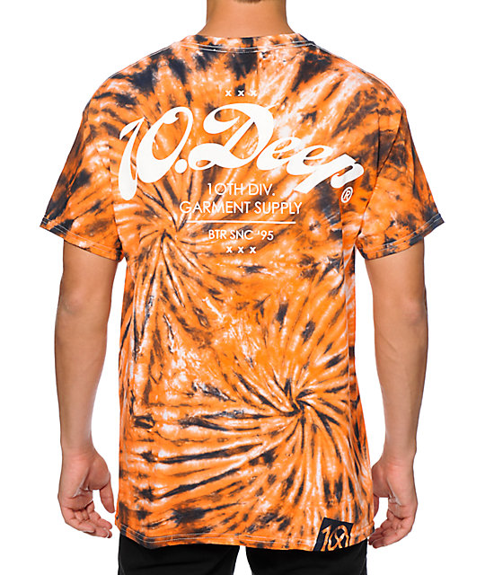 10 Deep New Standard Tie Dye T