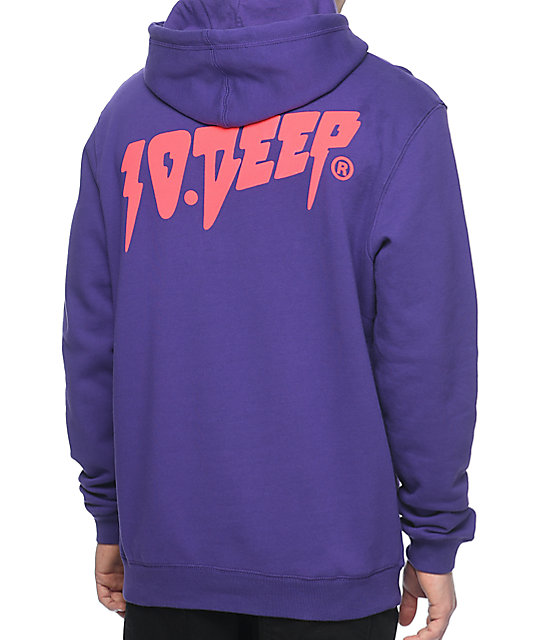 purple and pink hoodie