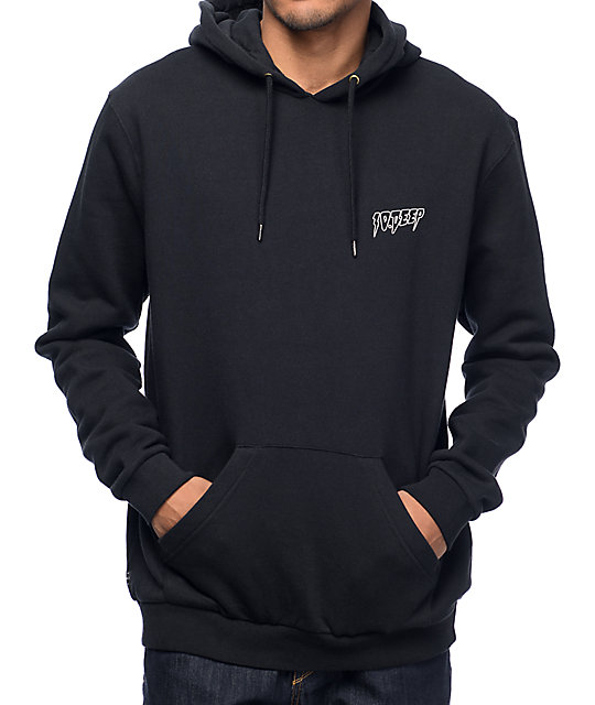 10 Deep Mens Sound Fury Graphic Hoodie Black